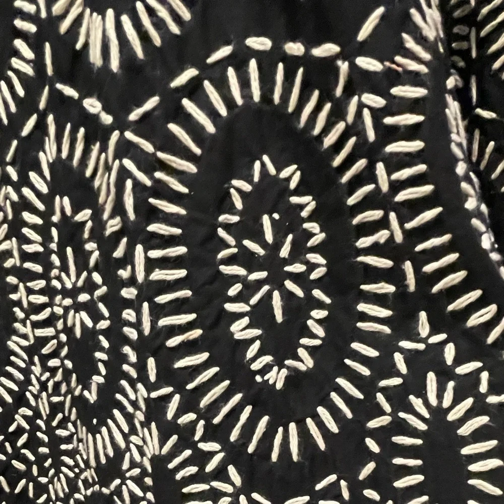 Sue Wong Vintage embroidered cotton sleeveless dress! - 2007 Fashion Show. RARE! - Picture 7 of 15